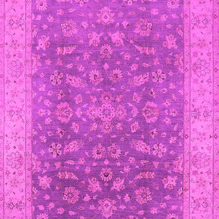 Machine Washable Oriental Pink Traditional Rug, wshurb1343pnk