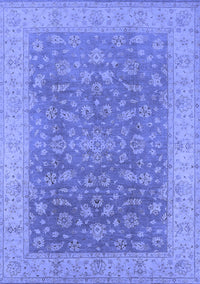 Oriental Blue Traditional Rug, urb1343blu