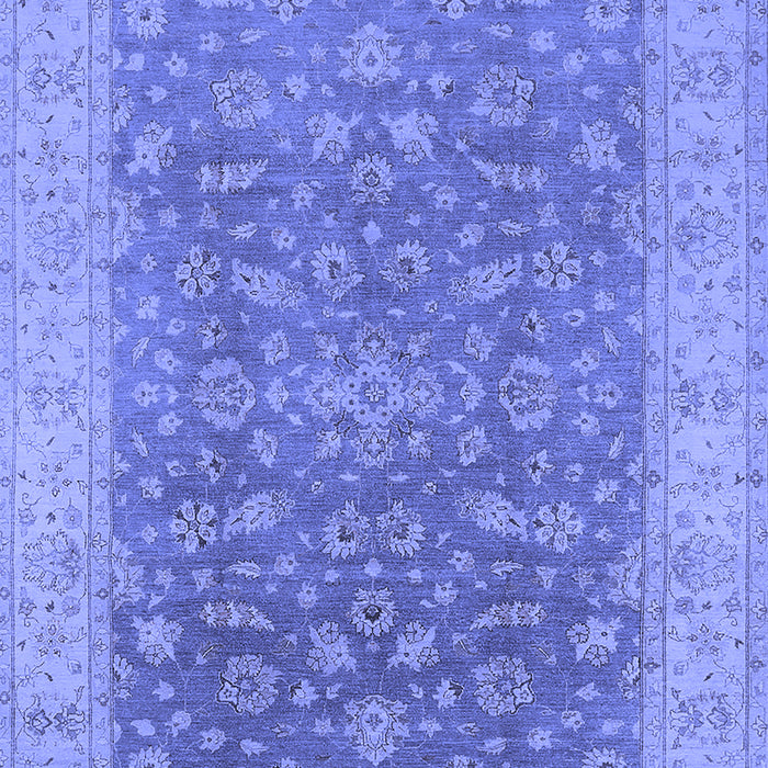 Oriental Blue Traditional Rug, urb1343blu