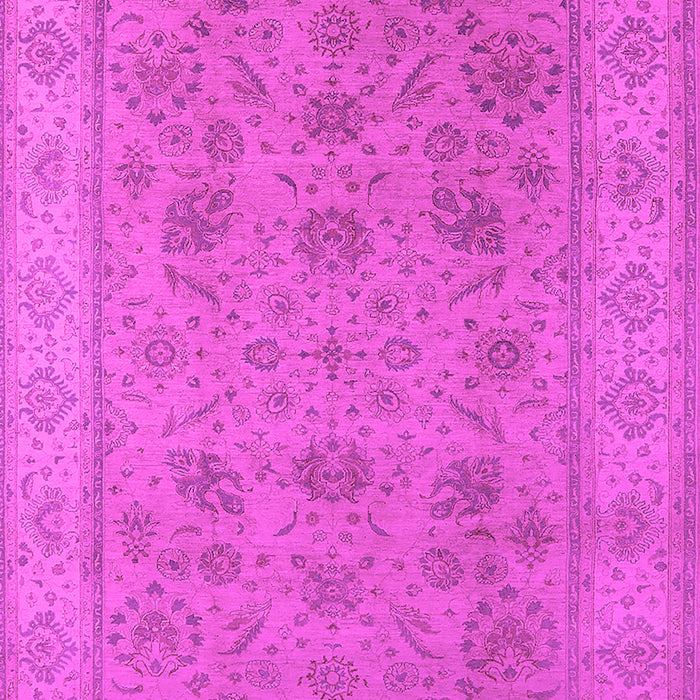 Machine Washable Oriental Pink Traditional Rug, wshurb1344pnk