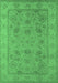 Oriental Emerald Green Traditional Rug, urb1344emgrn