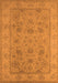 Oriental Orange Traditional Rug, urb1344org