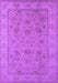 Machine Washable Oriental Purple Traditional Area Rugs, wshurb1344pur