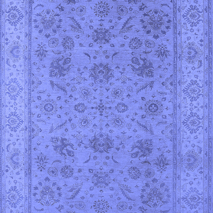 Oriental Blue Traditional Rug, urb1344blu