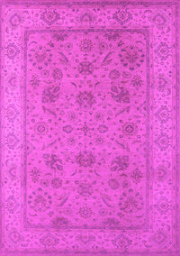 Oriental Pink Traditional Rug, urb1344pnk