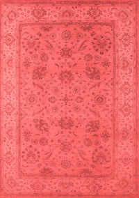 Oriental Red Traditional Rug, urb1344red