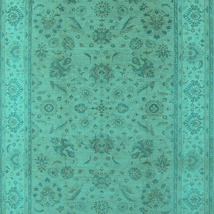 Oriental Turquoise Traditional Rug, urb1344turq