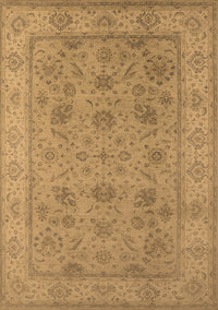 Oriental Brown Traditional Rug, urb1344brn