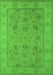 Oriental Green Traditional Rug, urb1344grn