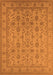 Oriental Orange Traditional Rug, urb1345org