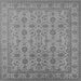 Square Oriental Gray Traditional Rug, urb1345gry