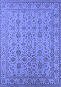 Oriental Blue Traditional Rug, urb1345blu