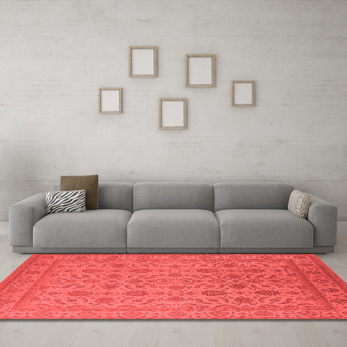 Traditional Red Washable Rugs