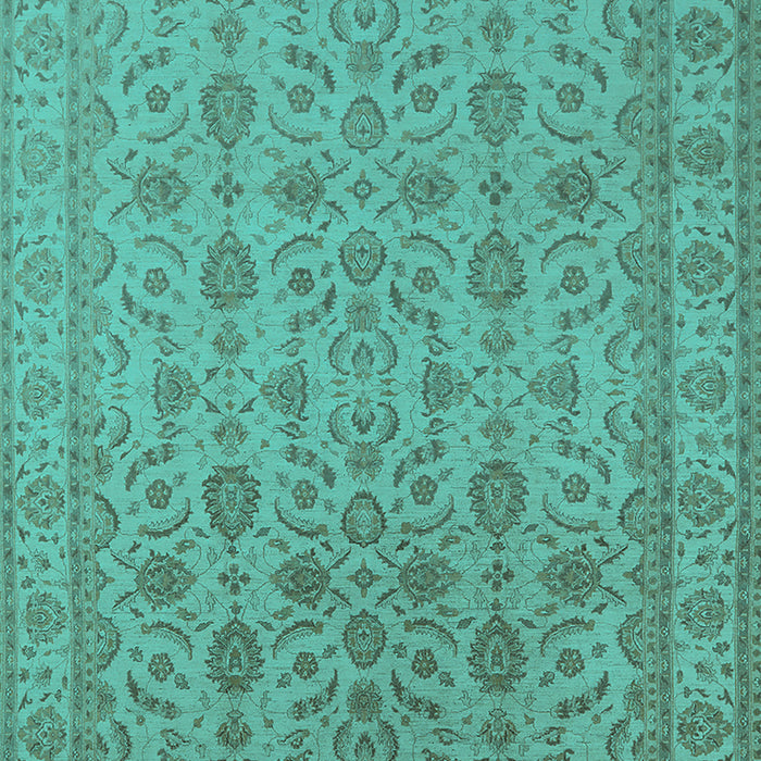 Oriental Turquoise Traditional Rug, urb1345turq