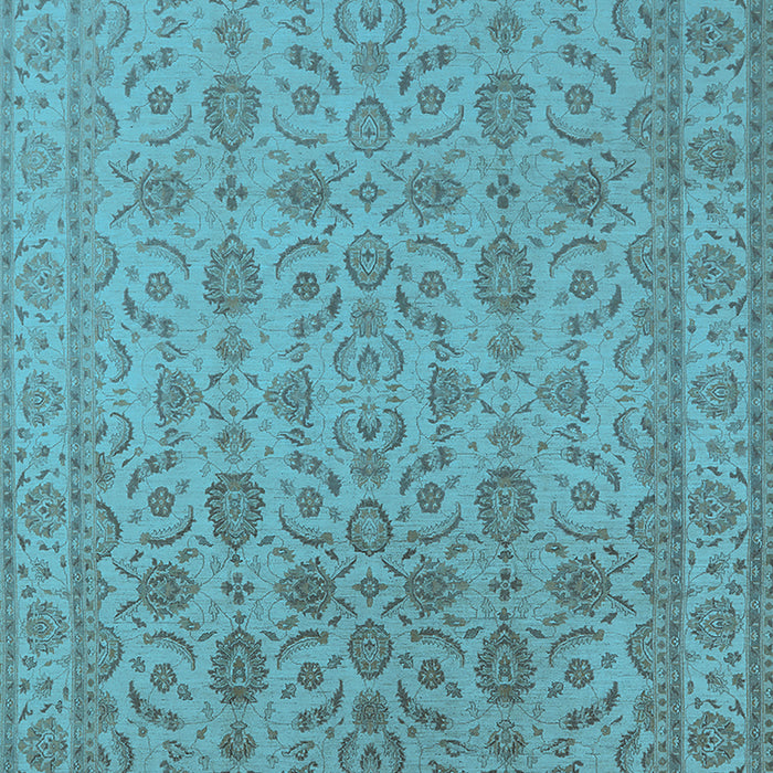 Oriental Light Blue Traditional Rug, urb1345lblu