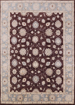 Machine Washable Industrial Modern Sepia Brown Rug, wshurb1346