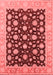 Oriental Red Traditional Area Rugs