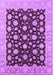 Oriental Purple Traditional Rug, urb1346pur