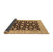 Sideview of Oriental Brown Traditional Rug, urb1346brn