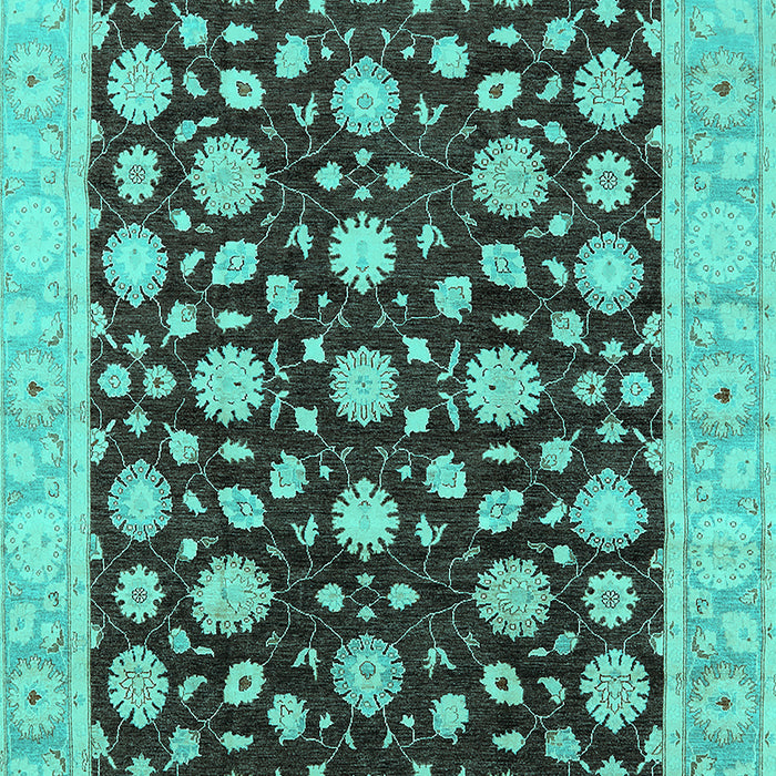 Oriental Turquoise Traditional Rug, urb1346turq
