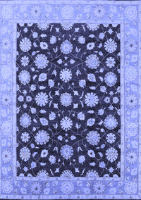 Oriental Blue Traditional Rug, urb1346blu