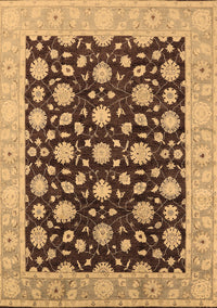 Oriental Brown Traditional Rug, urb1346brn