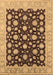 Oriental Brown Traditional Rug, urb1346brn