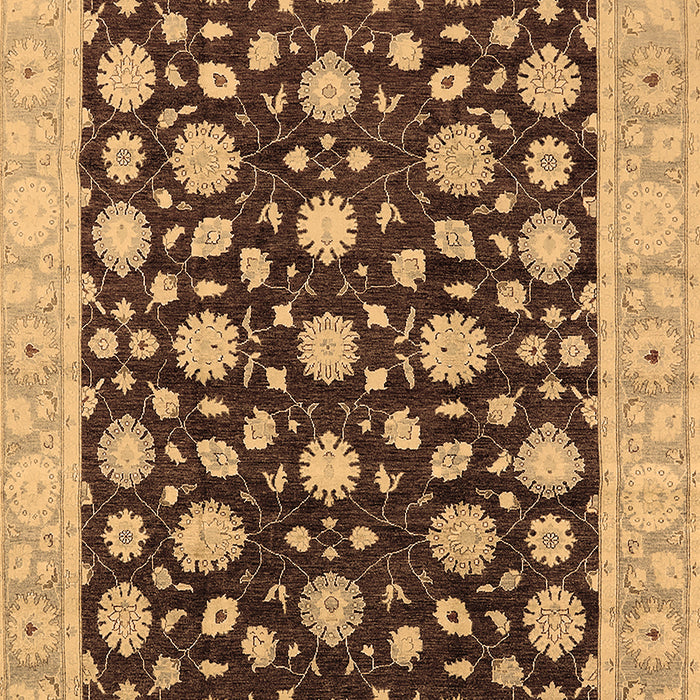 Oriental Brown Traditional Rug, urb1346brn