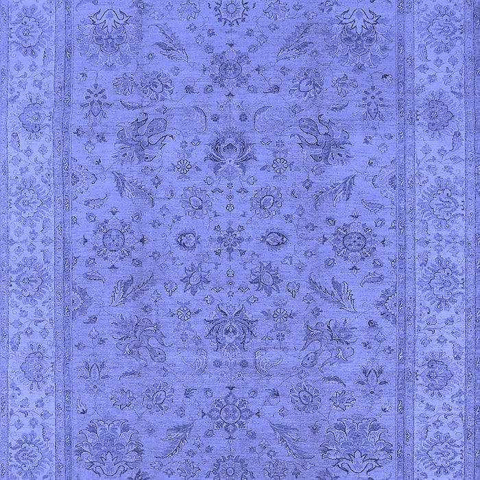 Oriental Blue Traditional Rug, urb1347blu