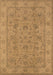 Oriental Brown Traditional Rug, urb1347brn