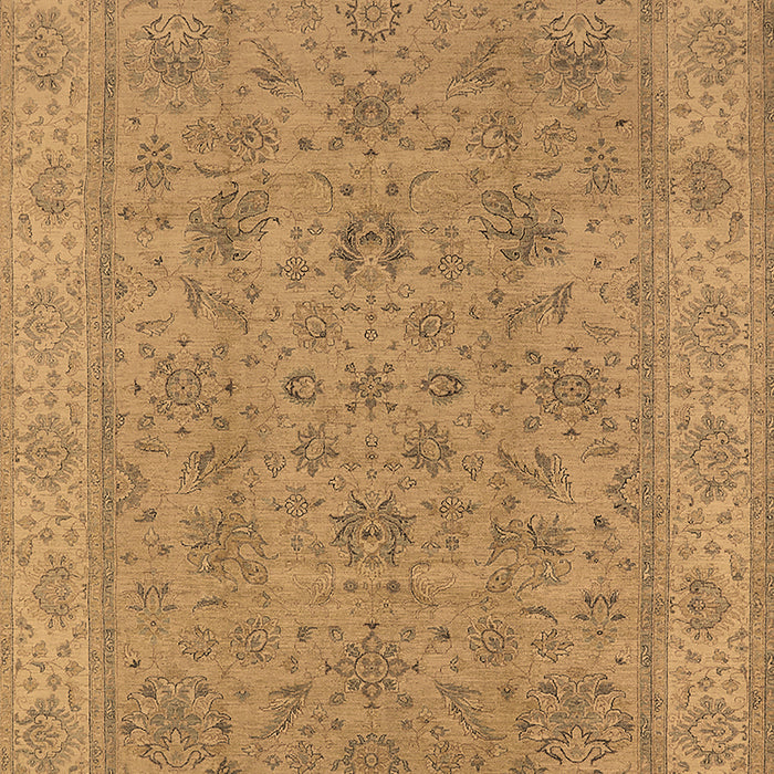 Oriental Brown Traditional Rug, urb1347brn