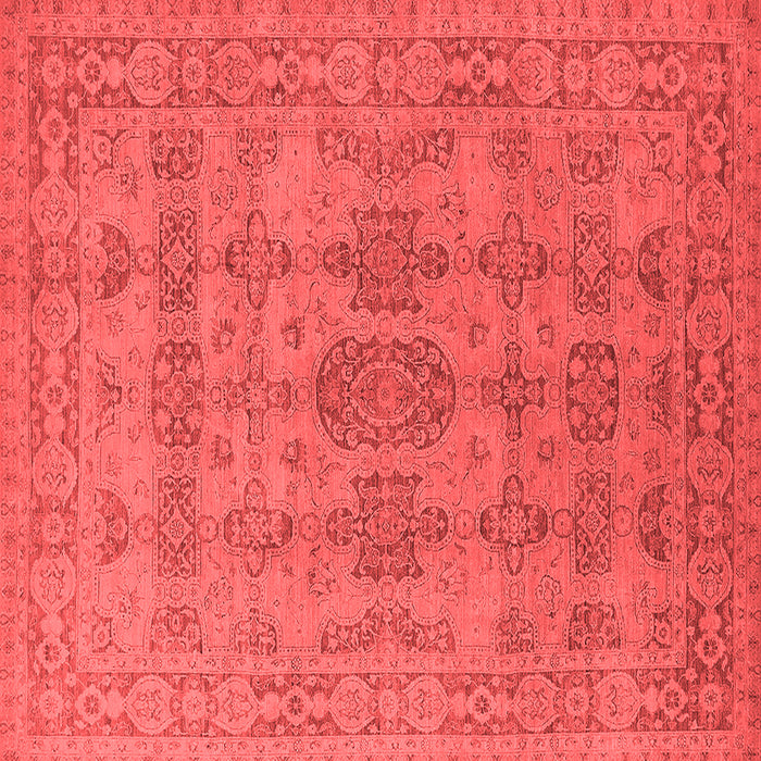 Machine Washable Oriental Red Traditional Rug, wshurb1348red