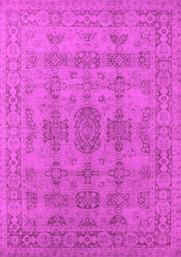 Oriental Pink Traditional Rug, urb1348pnk