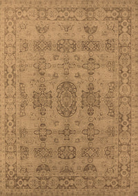 Oriental Brown Traditional Rug, urb1348brn