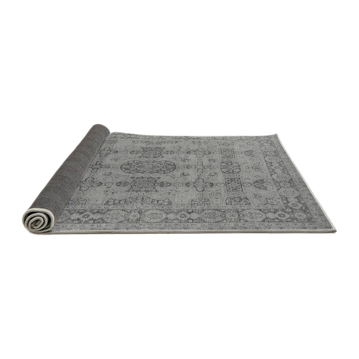 Sideview of Oriental Gray Traditional Rug, urb1348gry