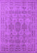 Machine Washable Oriental Purple Traditional Area Rugs, wshurb1348pur