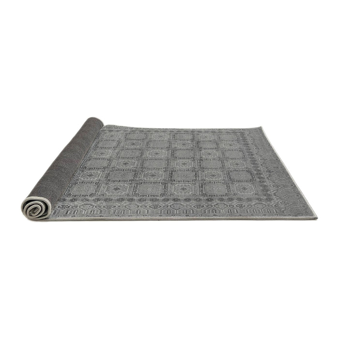 Sideview of Oriental Gray Industrial Rug, urb1349gry