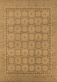 Oriental Brown Industrial Rug, urb1349brn