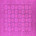 Square Oriental Pink Industrial Rug, urb1349pnk