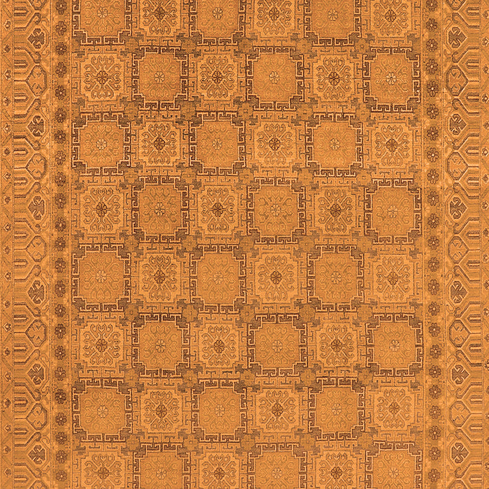 Machine Washable Oriental Orange Industrial Area Rugs, wshurb1349org