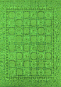 Oriental Green Industrial Rug, urb1349grn