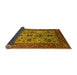 Sideview of Oriental Yellow Industrial Rug, urb1350yw