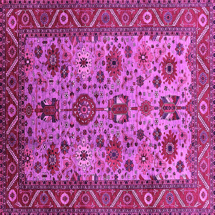 Square Oriental Pink Industrial Rug, urb1350pnk