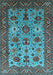 Oriental Light Blue Industrial Rug, urb1350lblu