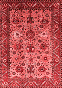 Oriental Red Industrial Rug, urb1350red