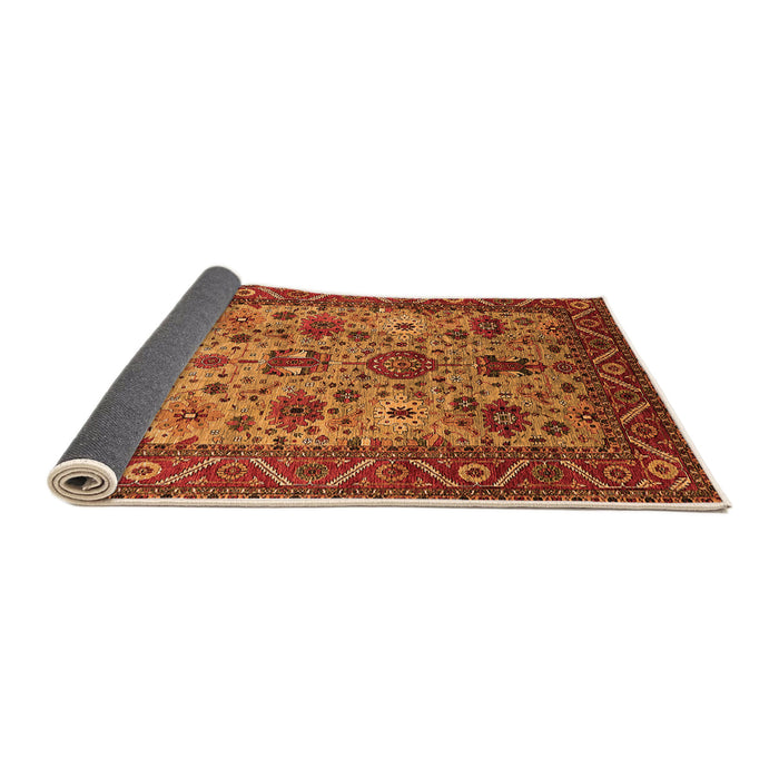 Sideview of Oriental Orange Industrial Rug, urb1350org