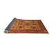 Sideview of Oriental Orange Industrial Rug, urb1350org