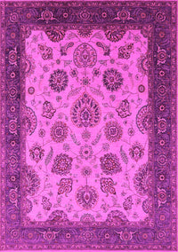 Oriental Pink Traditional Rug, urb1351pnk