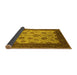 Sideview of Oriental Yellow Traditional Rug, urb1351yw