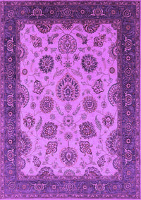 Oriental Purple Traditional Rug, urb1351pur